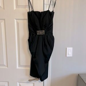 Black cocktail dress
